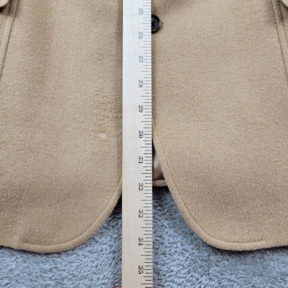 Brooks Brothers Blazer Jacket Mens 46 Brown Camel Hair Sports Jacket - Picture 12 of 16